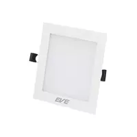ดาวน์ไลท์ LED 595965 12 เดย์ไลท์/คูลไวท์/วอร์มไวท์ EVE อะลูมิเนียม/พลาสติก ขาว 6.6 เหลี่ยม
