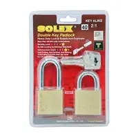 กุญแจ KA SOLEX D40 40MM BR 2ตัว/ชุด