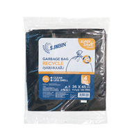 ถุงขยะหนาดำ SUNBIN 36"x45" 4ใบ