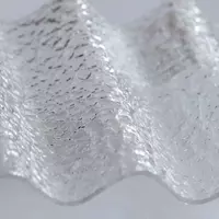 Poly Carbonate Mini Wave Sheet Clear