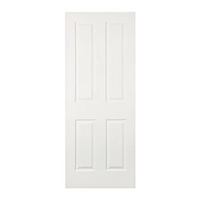 Interior Door HDF 4-Panel Seevichai W 80x200CM