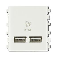 เต้ารับ USB 3032USB_WE 2 ช่อง 2.1A SCHN