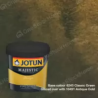 Jotun Majestic Design Prestige 6243 Classic Green + 10491 Antique Gold