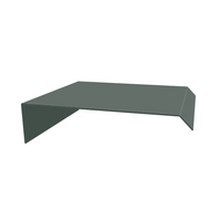Gable Trim-Curve Type2 Metal Sheet Colorbond Girth 457 mm. Army Green AZ150