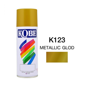 สีสเปรย์คุณภาพเกรดพิเศษ KOBE Metallic Glod K123 ราคาถูก | OneStockHome