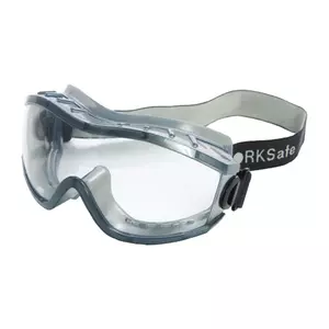 แว่นตานิรภัย ตรา WorkSafe รุ่น Astronix สีแกรไฟต์ เลนใส PC HC/AF