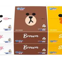 กระดาษ POP UP CELLOX LINE FRIEND 86 แผ่น แพ็ค6
