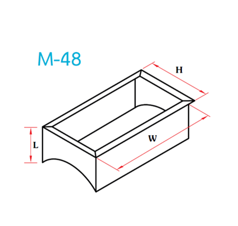 อุปกรณ์ท่อลม M-48 กล่องหัวจ่ายพับเข้า-1