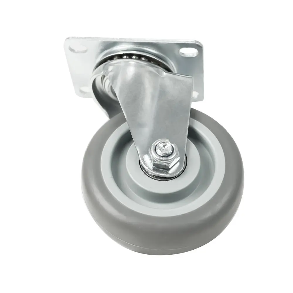 CASTER TPR BK 4  TPR No Brake Plate-1