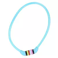 กุญแจจักรยาน GLOBAL 12 มม. X 0.8 ม. สีฟ้า