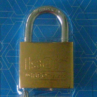 ISON 38MM SPRING BRASS38 PB PADLOCK