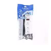 Plug strip, 1 switch, 3 sockets, 5 meters, model PP3616, white