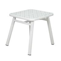 STEEL PEARLA TABLE TEA WH