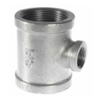 HDG Steel Reduced Tee