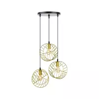 CHANDELIER MD 01-02935 LUM MT BR/GD 3L