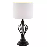 TABLE LAMP CP LS-MT1793 CAR FB WH
