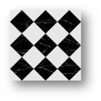 กระเบื้องปูพื้น 40x40 ซม. เวโรน่า แบล็ค ไวท์ 0.96