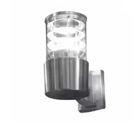 Outdoor wall lamp, aluminum, 1 bulb, model A119, silver color, FINEXT