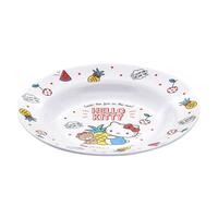 จานเมลามีนลึก 9 นิ้ว SUPERWARE KITTY SUMMER FRUITS
