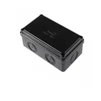 Waterproof cable junction box 2x4 inches black