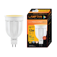 หลอดไฟ LED GU5.3 12W วอร์มไวท์ MR16 LAMPTAN COMET