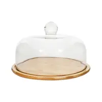 CAKE STAND 11" BAMBOO
