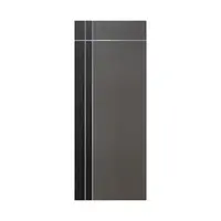 ประตูภายใน WPC ไม่เจาะลูกบิด ECO-DOOR WP1 90x200 ซม. สีเทาทูโทน