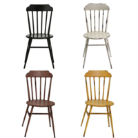 เก้าอี้ทานอาหารวินเทจ อลูมิเนียม Windsor Dining Chair