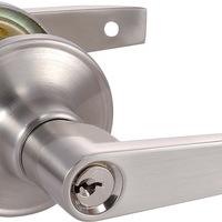 ISEO 6411 SS ENTRANCE LEVER