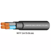 สายไฟ NYY 2x1.5 ตร.มม. BCC
