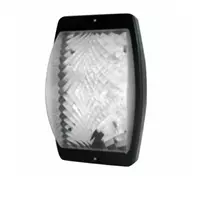 Outdoor wall lamp, plastic, 1 bulb, model 0071, black, FINEXT