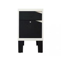 ตู้ลิ้นชักเหล็ก KIOSK KN-103 สีดำ/สีขาว
