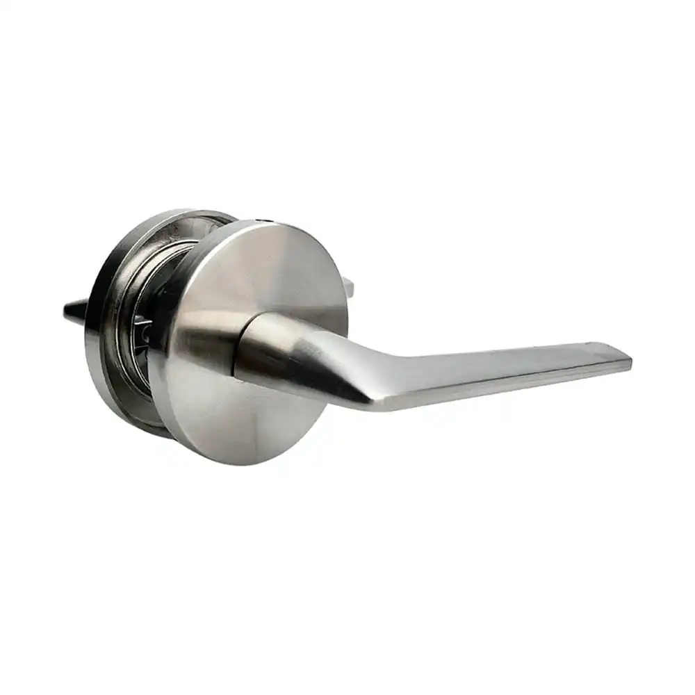 PRIVACY DOOR LEVER YALE YMLS-BK-AL003SN GREY-1