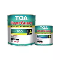 TOA 0100 สีอุตสาหกรรม TOA FLOORGUARD 100 PART A+B สีเหลือง