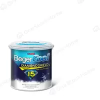 สีทาภายนอก BEGER COOL DIAMOND15 #8800 ชนิดเนียน 1แกลลอน