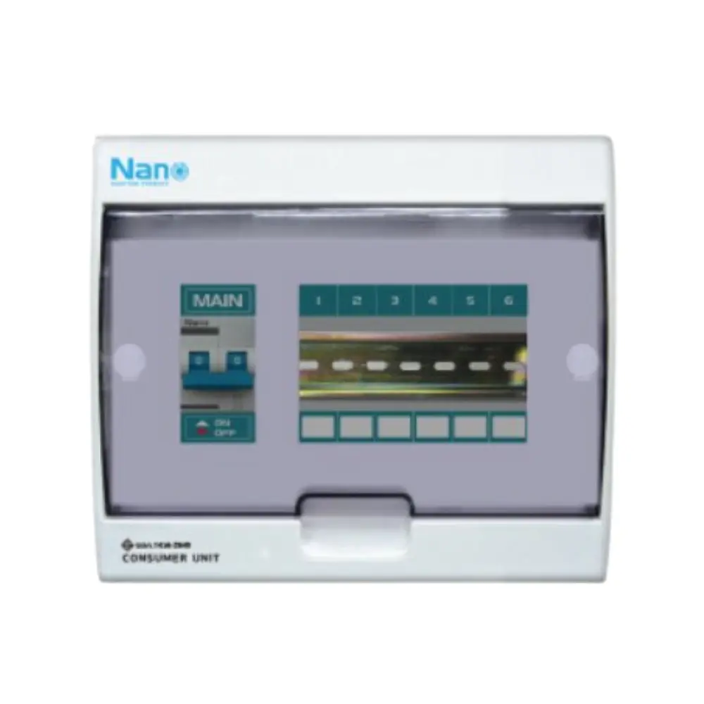 ตู้คอนซูมเมอร์ 10 ช่อง พร้อมเมนเบรกเกอร์ Nano-1