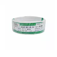 สายไฟ IEC01 THW 1x1 ตร.มม. สีขาว 30 เมตร NNN
