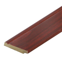 บัวพื้น PS MG3101-4 สีไม้แดง LINEDEKOR 8x300x0.8CM