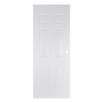 ประตูภายนอก UPVC AZLE ET-04 80X200 ซม. สีขาว