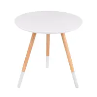 COFFEE TABLE ROUND VICENZO 24046-W WHITE