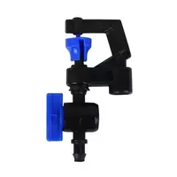 Mini sprinkler, Rain blade, PE pipe with Towai valve, black, pack of 10 pieces