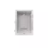 Waterproof cabinet with transparent cover, model EU 1/T