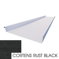 เมทัลชีท Standing seam Luxteel 0.45 Cortens Rust Black