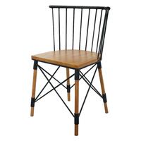 TEAKWOOD CROSS SPRING CHAIR