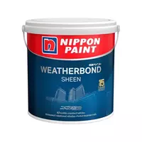 สีน้ำทาภายนอก NIPPON PAINT WEATHERBONDSHEEN BASE D ชนิดเนียน