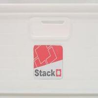 กล่องซ้อนได้ STACKO UT-38 L 39x28x25 ซม. สีขาว