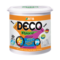 สีน้ำทาภายนอก RTB DECO SHIELD PLUS+ BASE A ชนิดกึ่งเงา 1แกลลอน
