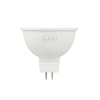 หลอดไฟ LED GU5.3 6W วอร์มไวท์ MR16 L&E 60 BEAM ANGLE