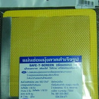 แผ่นซ่อมมุ้งลวดสำเร็จรูป อะลูมิเนียม SAFE-T-SCREEN CA ซ่อมมุม สีบรอนซ์เงิน 2 ชิ้น/แพ็ค