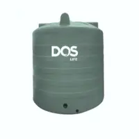 ถังเก็บน้ำ DOS รุ่น Porcio 5000 ลิตร สีเขียว ทรงเตี้ย